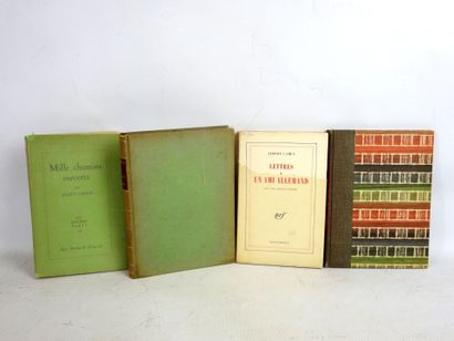 CAMUS Albert. Llettre àun ami allemand. Paris,...