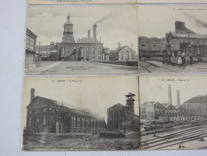 FRANCE. 12 cpa Catastrophes mines Courrières,...