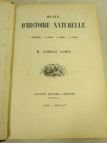 COMTE Achille. Musée d'histoire naturelle...