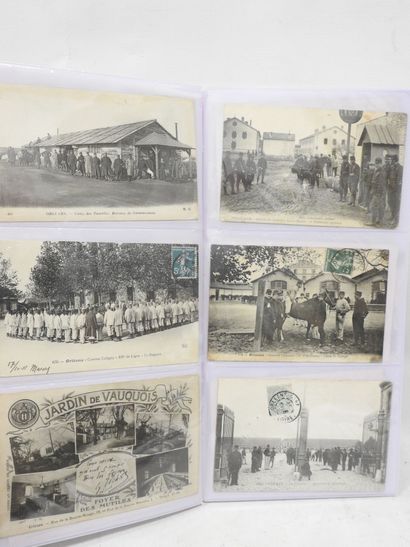 UN LOT de cartes postales anciennes - Orléans...