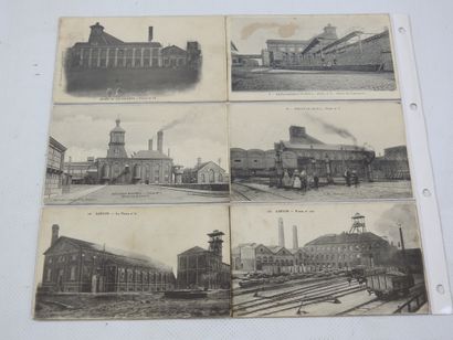 FRANCE. 12 cpa Catastrophes mines Courrières,...