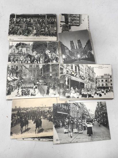 Cartes postales anciennes sur la ville d'Orléans...