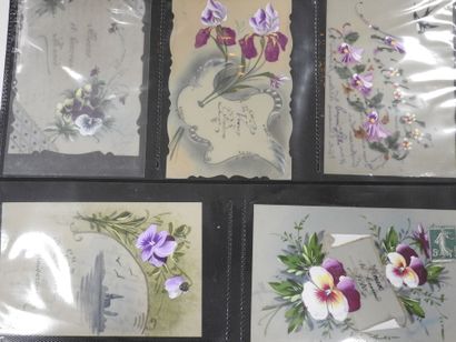 CARTES CELLULOIDS. Environ 15 cartes.