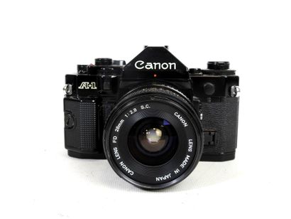 CANON. Appareil photo modèle A-1 noir n°719400...