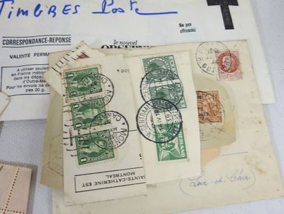 IMPORTANT LOT de timbres FRANCE et ETRANGER,...