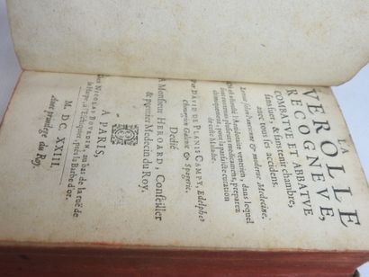 PLANIS CAMPY (David de). La verolle recogneue,...