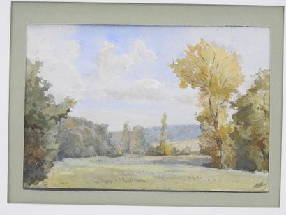Baron Karl REILLE (1886-1974) : Vue d'un...