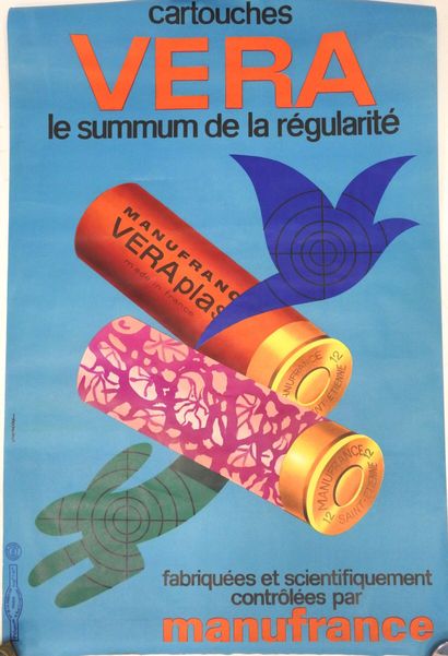 LOT D'AFFICHES dont 3 DARNE, MANUFRANCE,...