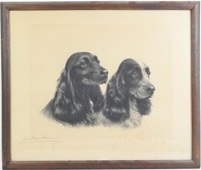 Léon DANCHIN (1887-1938) : Deux études de...