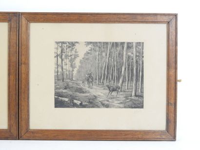 Baron Karl REILLE (1886-1975) : Chasse à...