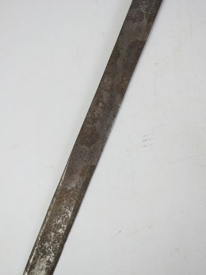 Couteau de vènerie, fusée en bois de cerf,...