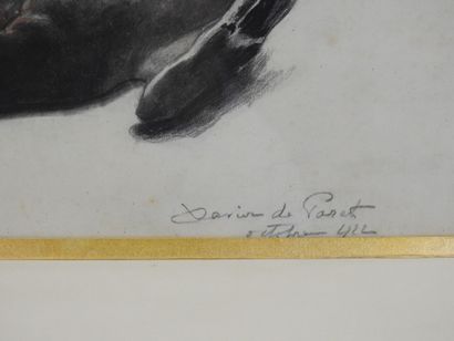 Xavier de PORET (1894-1975) : Le Canard....