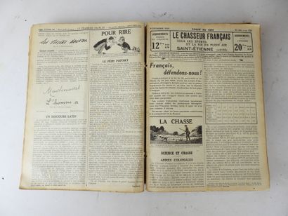 Chasseur français 5 albums reliés 1931 à...