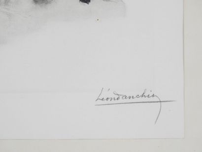 Léon DANCHIN (1889-1938) d'après : Trois...