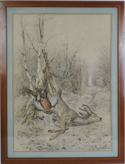 Xavier DE PORET (1894-1975) : Trophée de...