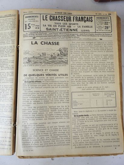 Chasseur français 5 albums reliés 1931 à...