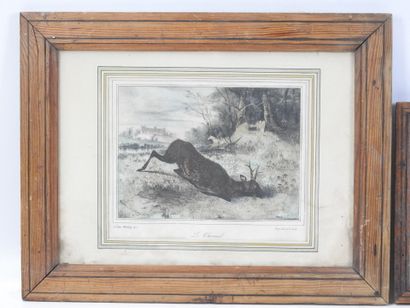 Carle VERNET (1758-1836) d'après : Chiens...