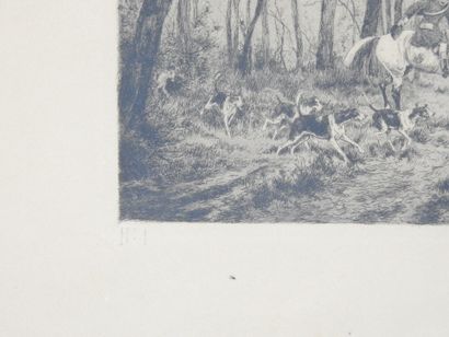 Baron Karl REILLE (1886-1975) : Chasse à...