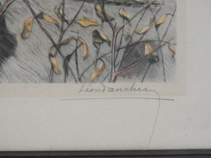 Léon DANCHIN (1889-1938) d'après : Griffon...