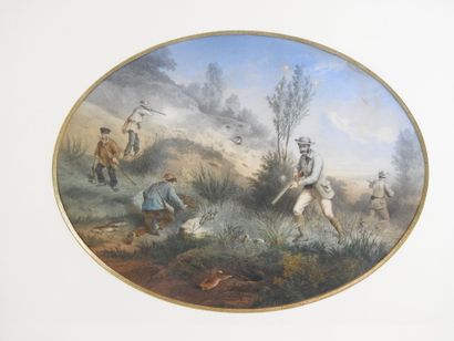 François GRENIER (1793-1867), d'après : Chasse...