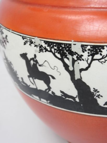 RUBIAN ART (U-K) : Cache-pot en faïence de...