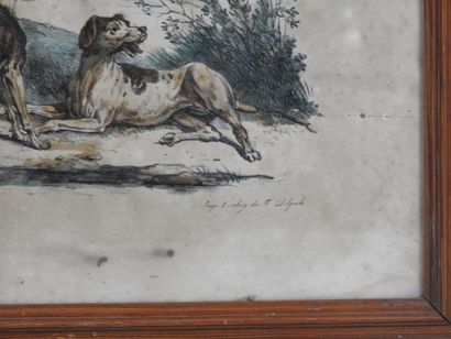 Carle VERNET (1758-1836) d'après : Chiens...