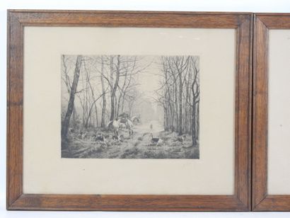 Baron Karl REILLE (1886-1975) : Chasse à...