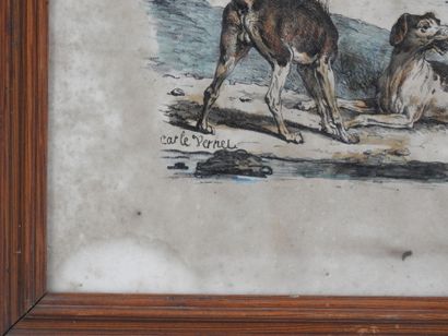 Carle VERNET (1758-1836) d'après : Chiens...