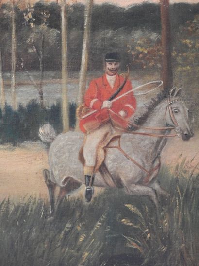 Ecole FRANCAISE vers 1900 : Le Bât-l'eau....