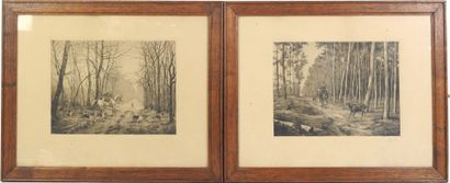 Baron Karl REILLE (1886-1975) : Chasse à...
