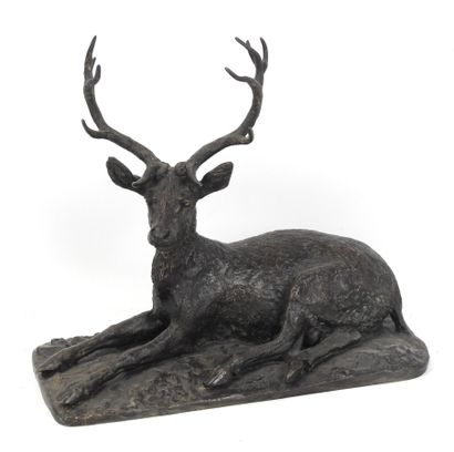 Christophe FRATIN (1801-1864) : Grand cerf...