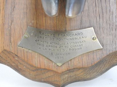 PIED D'HONNEUR Rallye Franchard Forêt de...