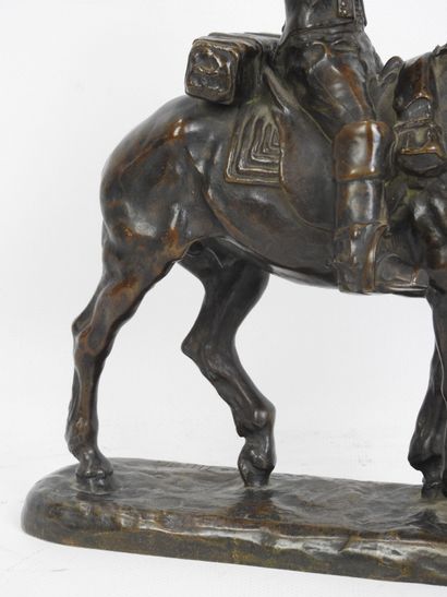 Gaston d'ILLIERS (1876-1932) : Le postillon....