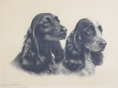 Léon DANCHIN (1887-1938) : Deux études de...