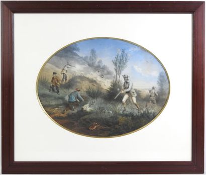 François GRENIER (1793-1867), d'après : Chasse...