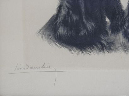 Léon DANCHIN (1887-1938) : Deux études de...