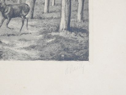 Baron Karl REILLE (1886-1975) : Chasse à...