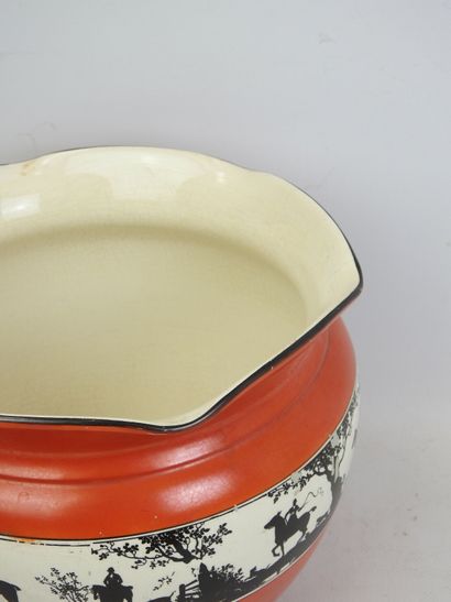RUBIAN ART (U-K) : Cache-pot en faïence de...