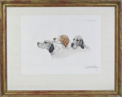 Léon DANCHIN (1889-1938) d'après : Trois...