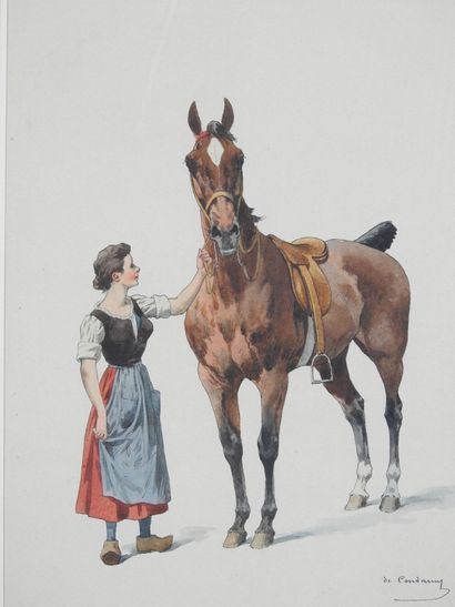 Charles Ferdinand de CONDAMY (1847-1913)...