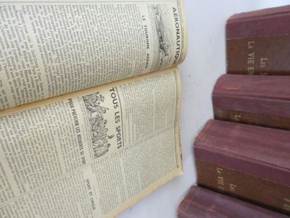 Chasseur français 5 albums reliés 1931 à...