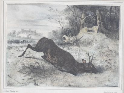 Carle VERNET (1758-1836) d'après : Chiens...