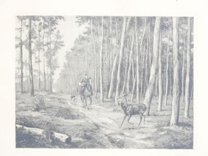Baron Karl REILLE (1886-1975) : Chasse à...