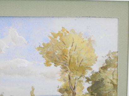 Baron Karl REILLE (1886-1974) : Vue d'un...
