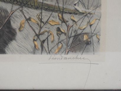 Léon DANCHIN (1889-1938) d'après : Griffon...