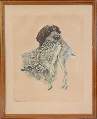 Léon DANCHIN (1889-1938) d'après : Griffon...