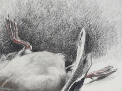 Xavier de PORET (1894-1975) : Le Canard....
