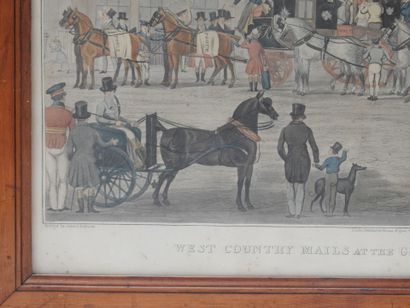 James POLLARD d'après : West Country Mails...