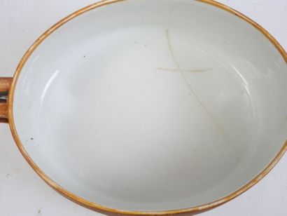 PILLIVUYT : Terrine aux faisans en porcelaine...