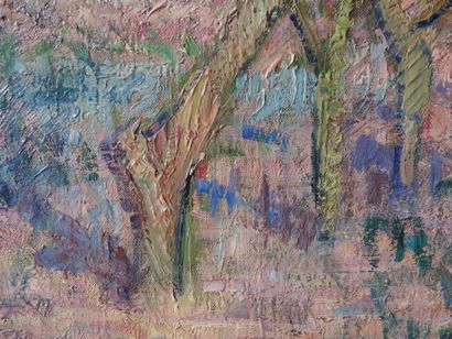 Gustave LOISEAU (1865-1935): 
Plum trees...